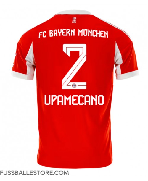 Günstige Bayern Munich Dayot Upamecano #2 Heimtrikot 2025-26 Kurzarm Günstige Bayern Munich Dayot Upamecano #2 Heimtrikot 2025-26 Kurzarm